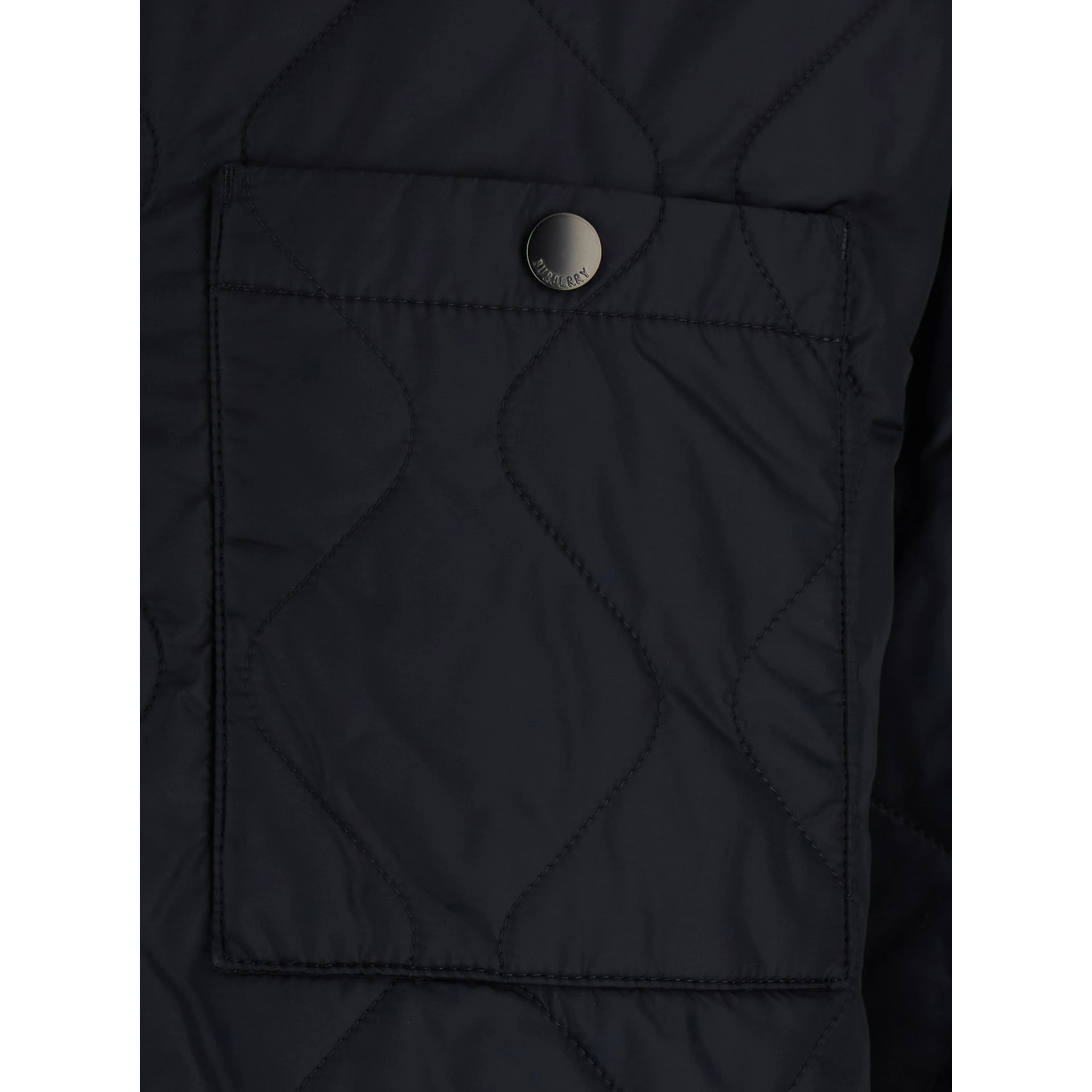 BRIGHTON Black Jacket with quilted motif and reversible design in Tech Fabric men