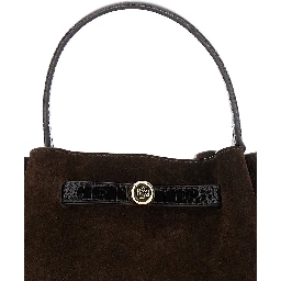 Handbag Romy Bucket with Brown Leather Handles