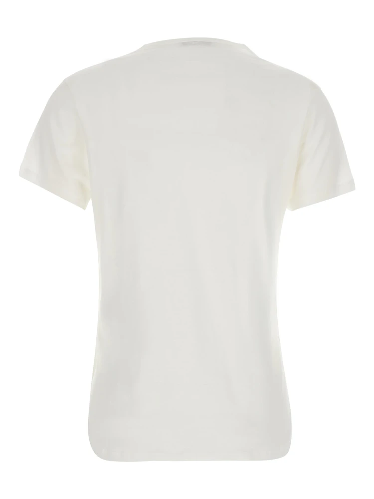 TI AMO white T-Shirt with front print in Cotton for Women alternative
