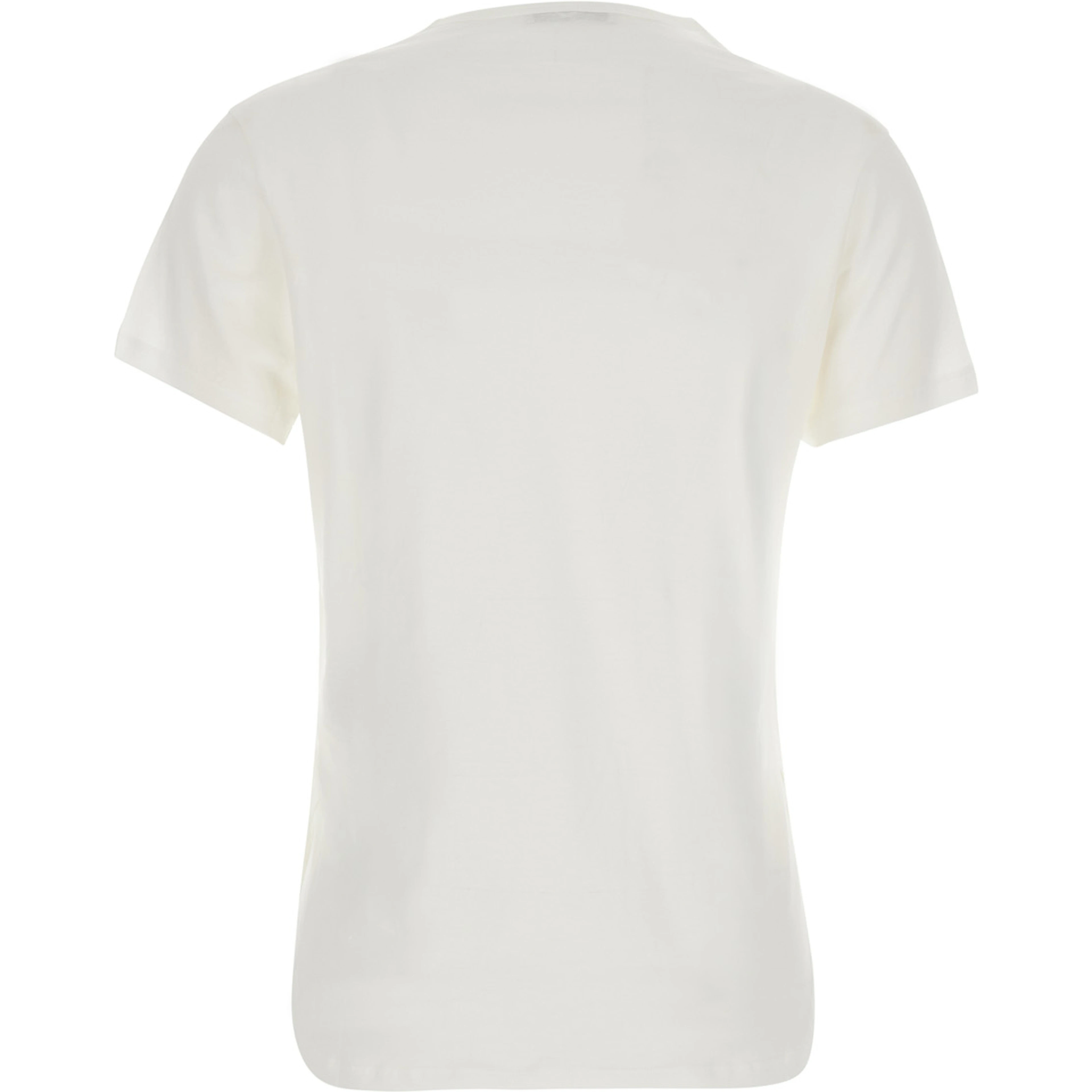 TI AMO white T-Shirt with front print in Cotton for Women