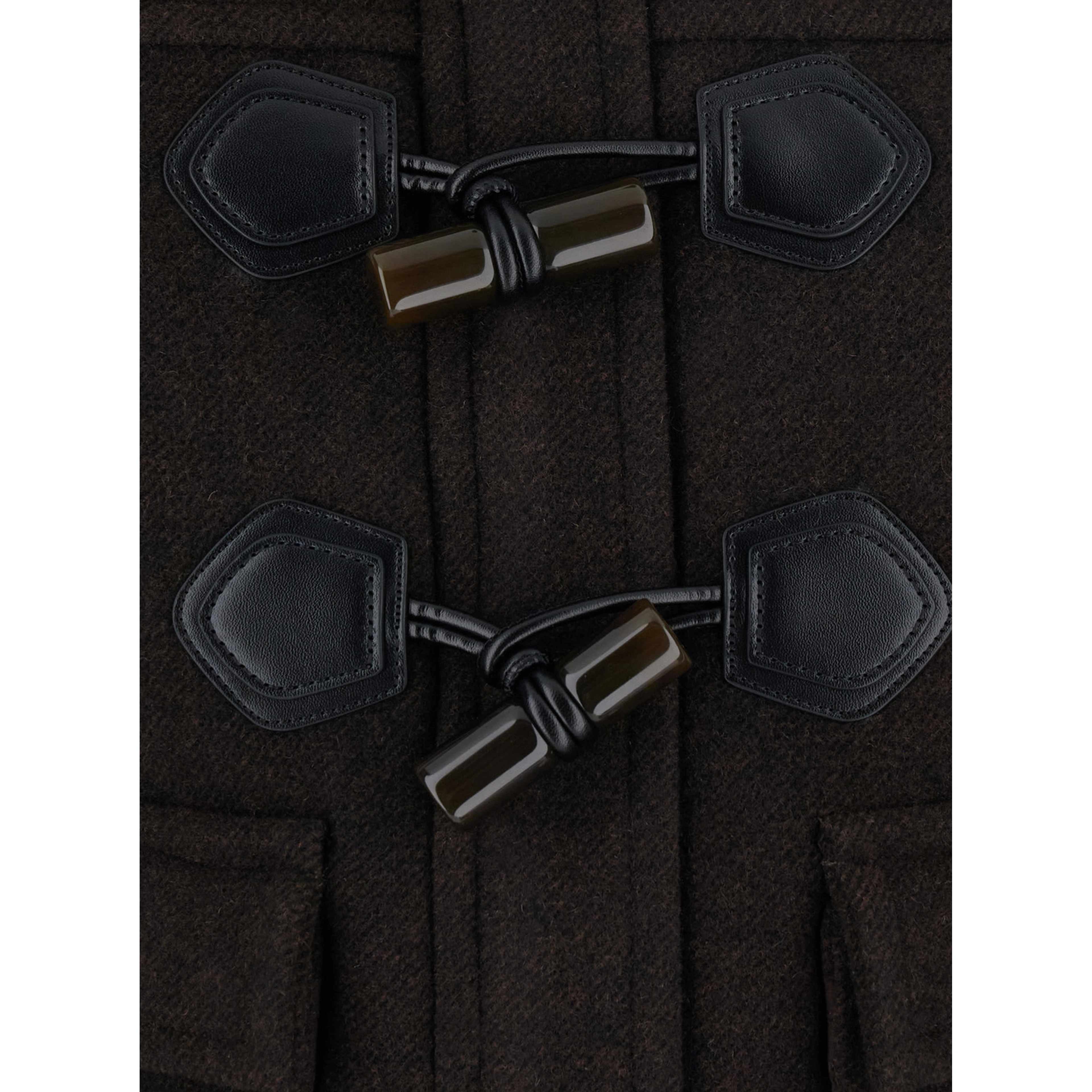 Peacoat Wool Mini Duffle Coat Brown