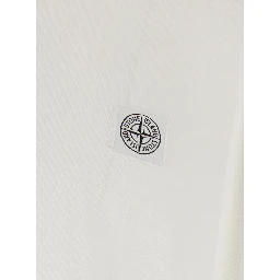 Crew Neck Heavyweight T-shirt with crew neck and short sleeves in White Cotton for Men