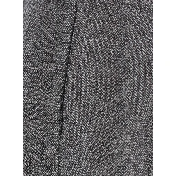 Lorenza Grey pants with Belt Loops in Wool and Cashmere for Women