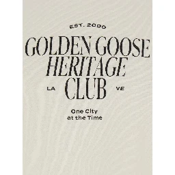 White Crew neck T-shirt with lettering print on the front in cotton for men