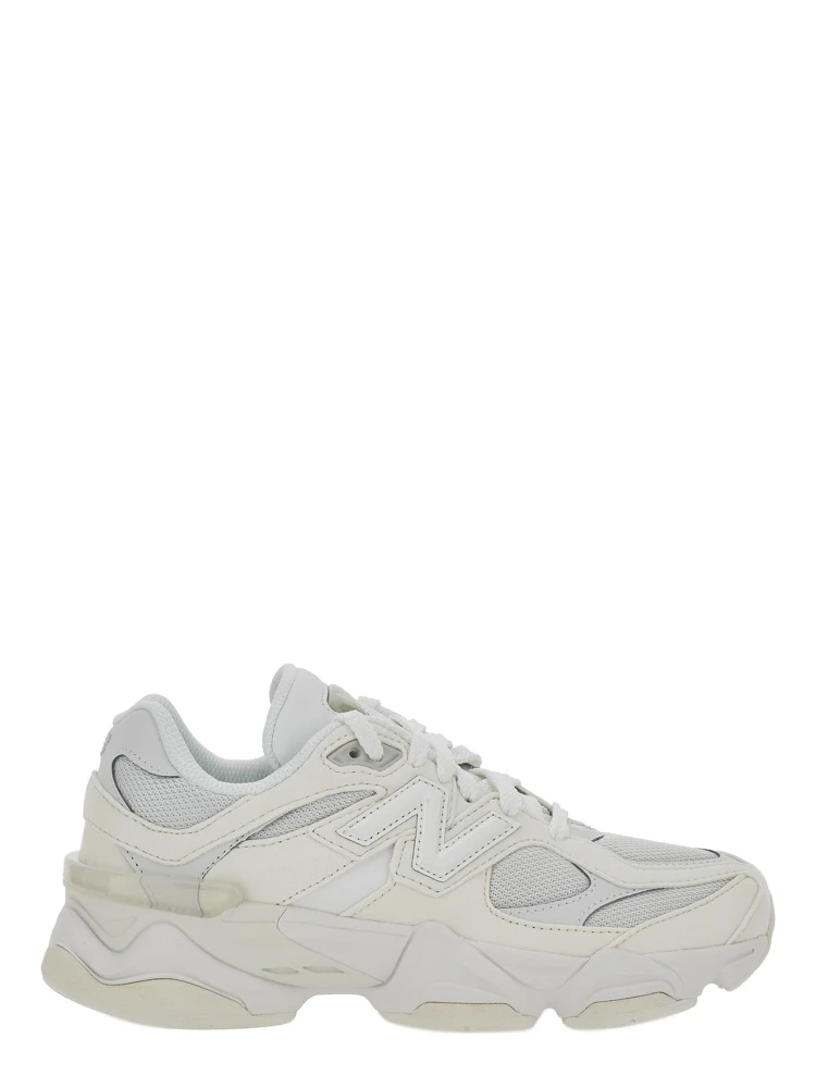 Gray Low-top Sneakers with Logo Patch on the Side and Perforated Design in Fabric Boy
