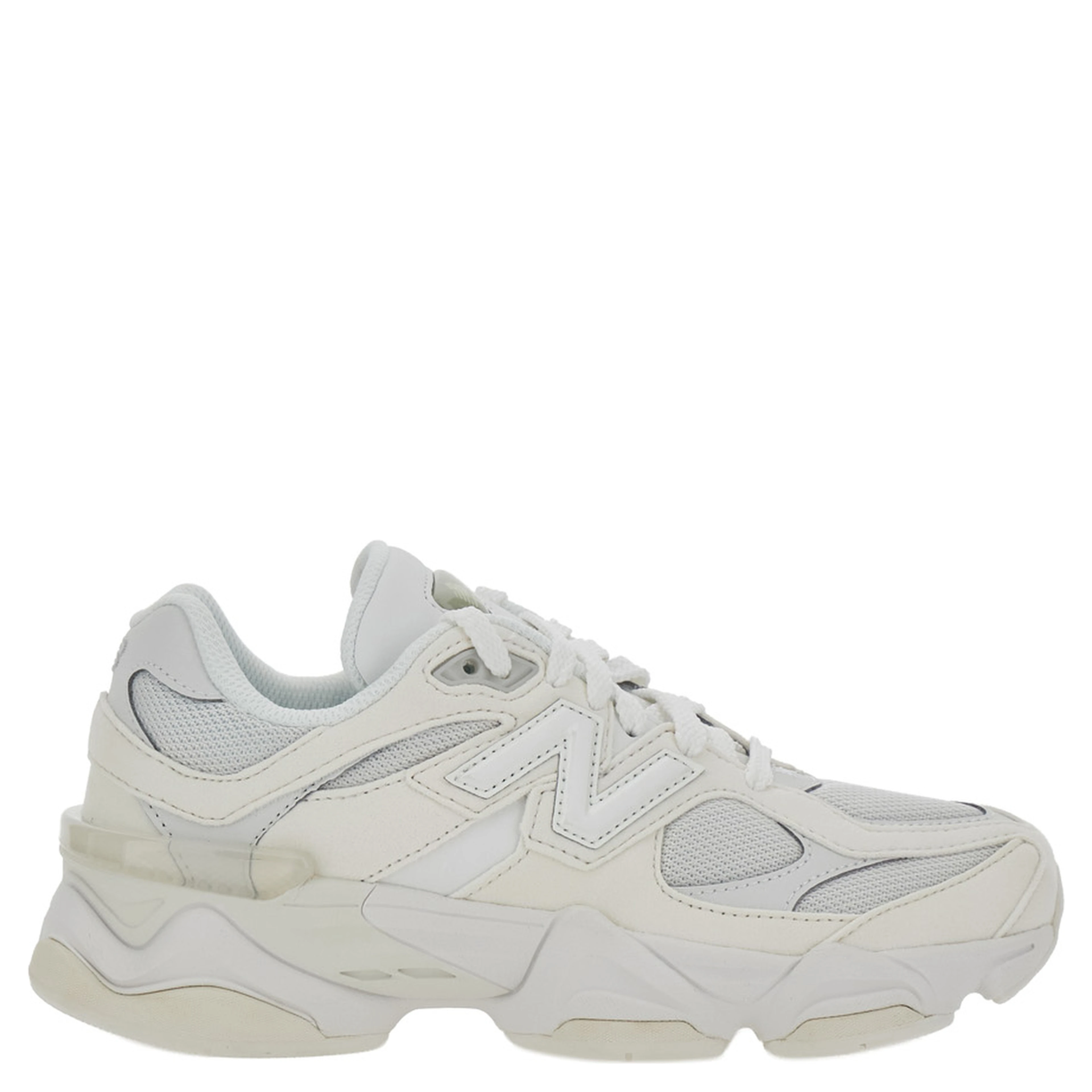 Gray Low-top Sneakers with Logo Patch on the Side and Perforated Design in Fabric Boy
