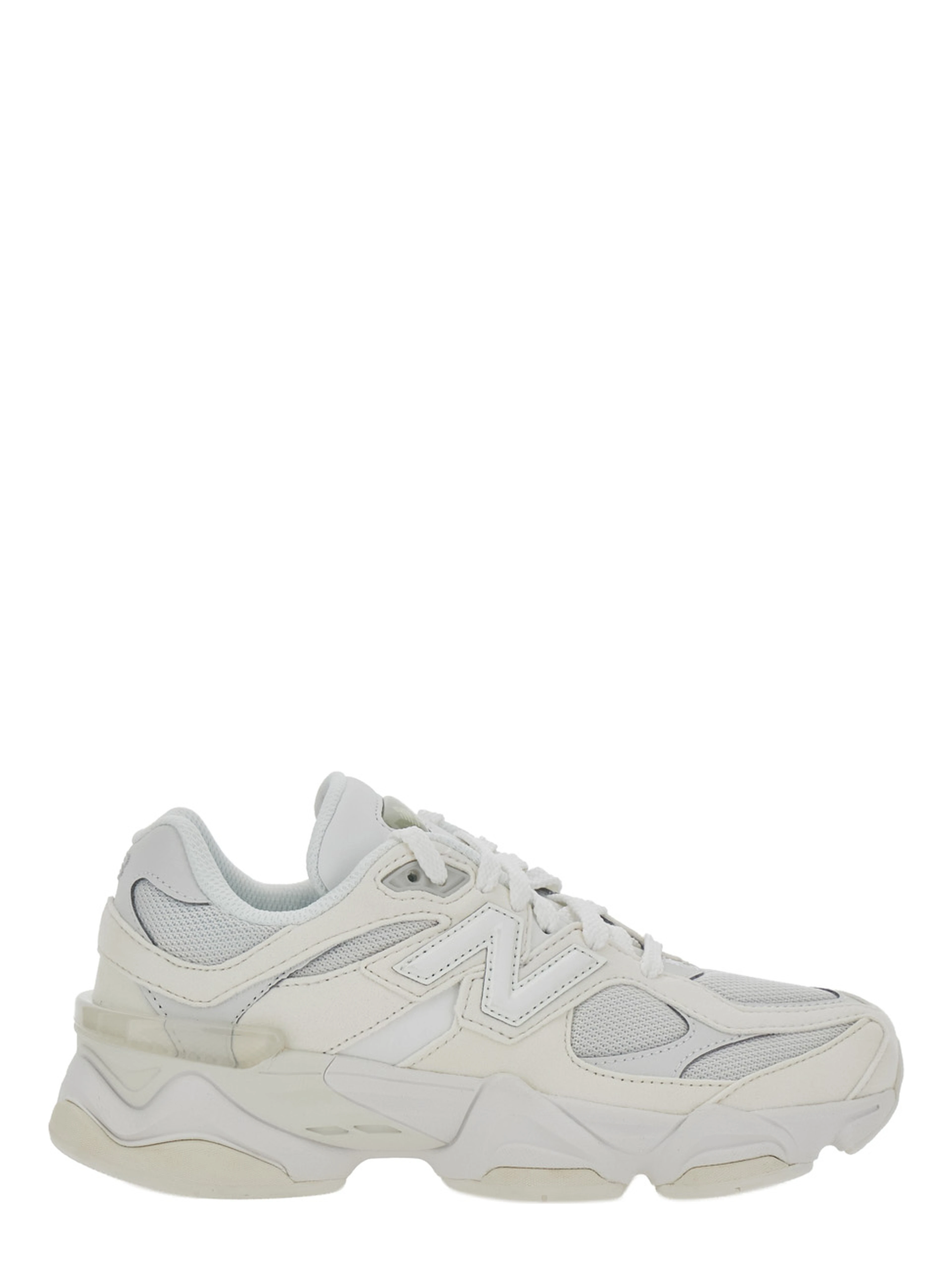 Gray Low-top Sneakers with Logo Patch on the Side and Perforated Design in Fabric Boy