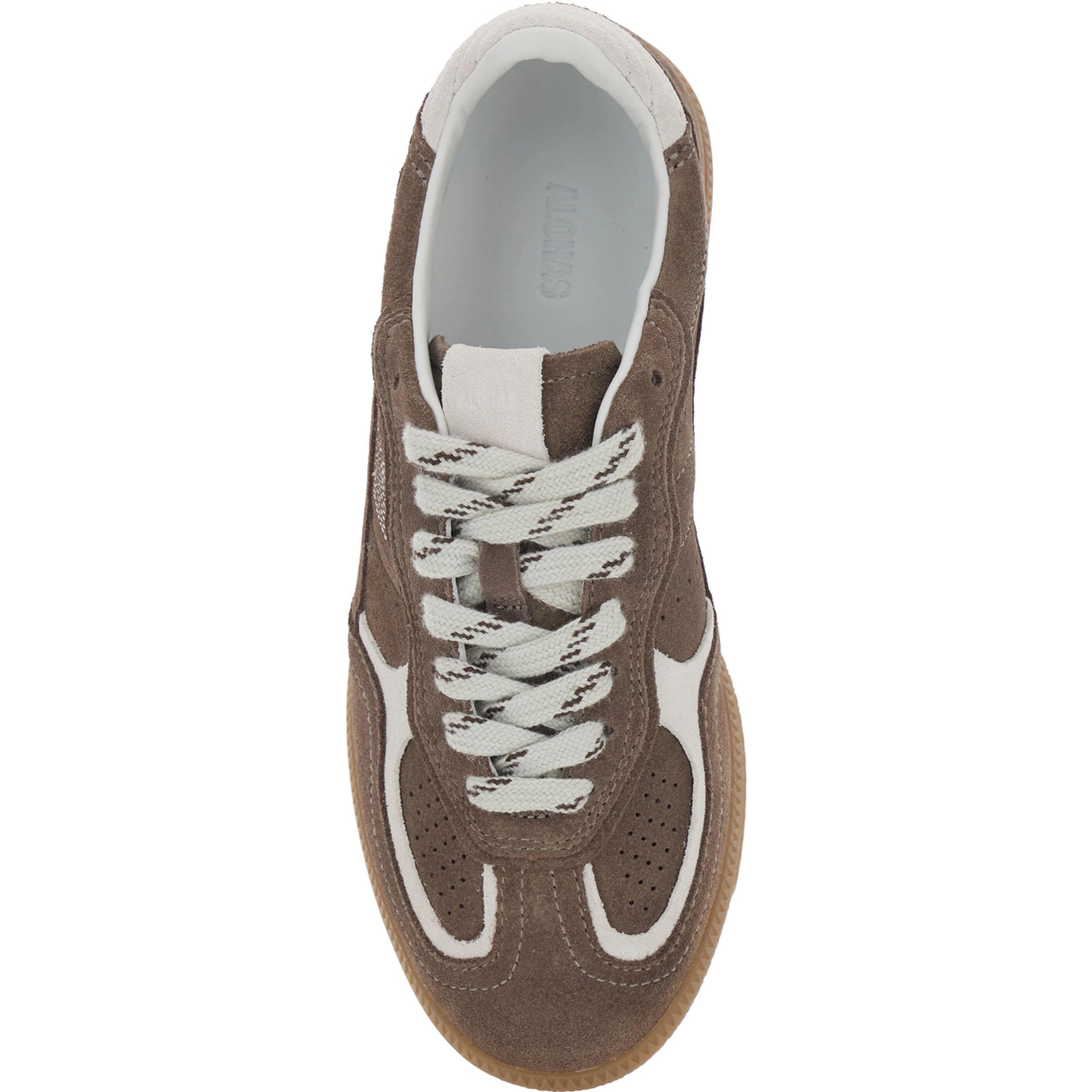 Sneaker Tb.490 Low Top with Engraved Logo Detail on the Side and Perforated Leather Details for Women