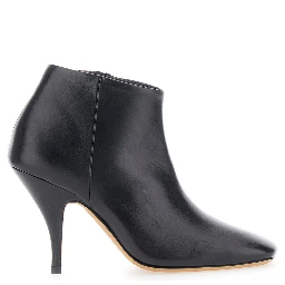 CREDO ANKLE BOOT with black lamb leather for women