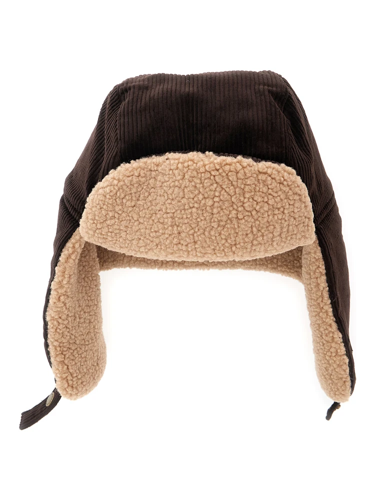 Balaclava in Tech Fabric with Full Coverage and Brown Unisex