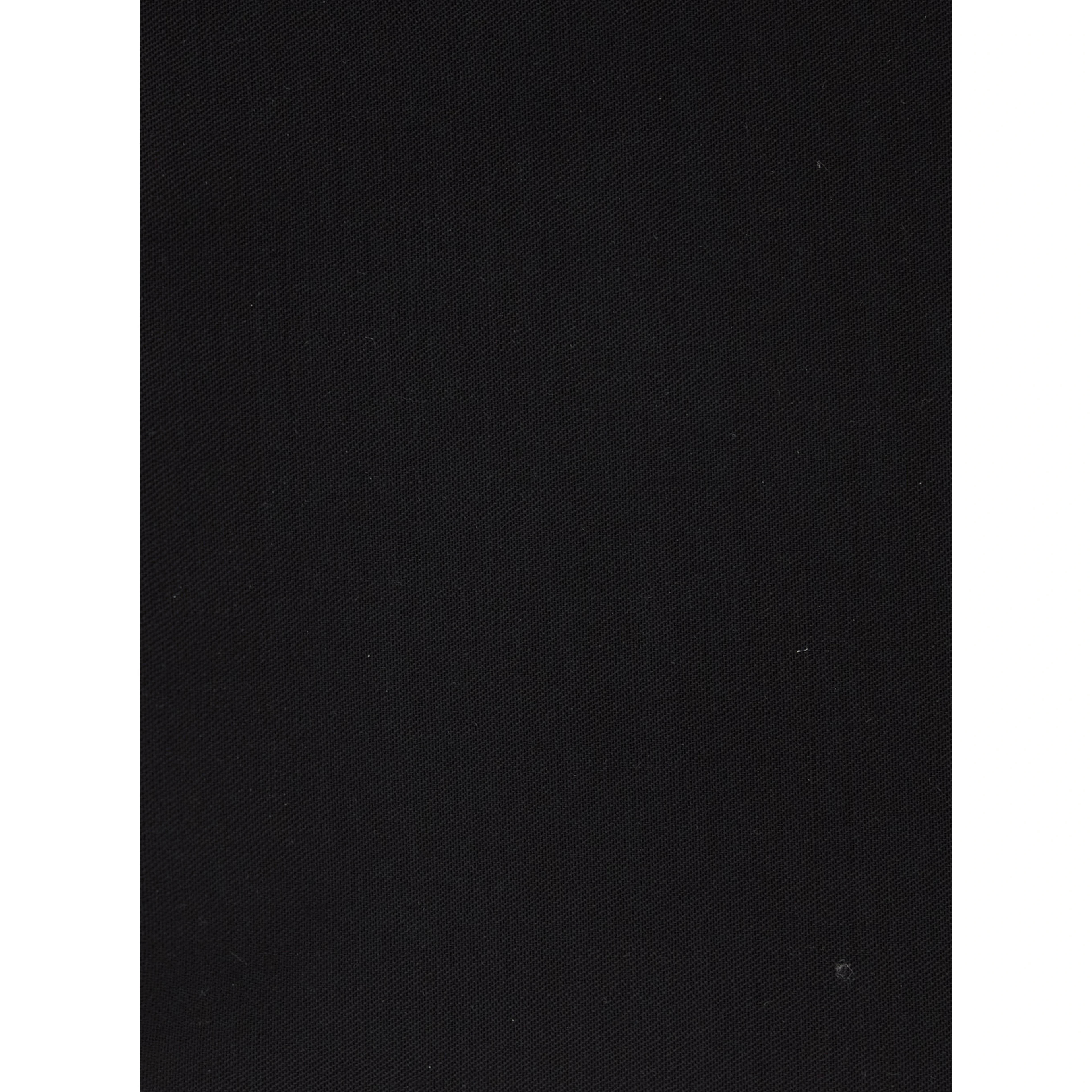 Black scarf with fringed edges in Lightweight wool for women