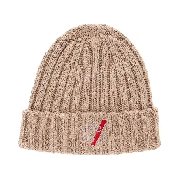 KIRUNA hat in cotton, wool and cashmere beige unisex