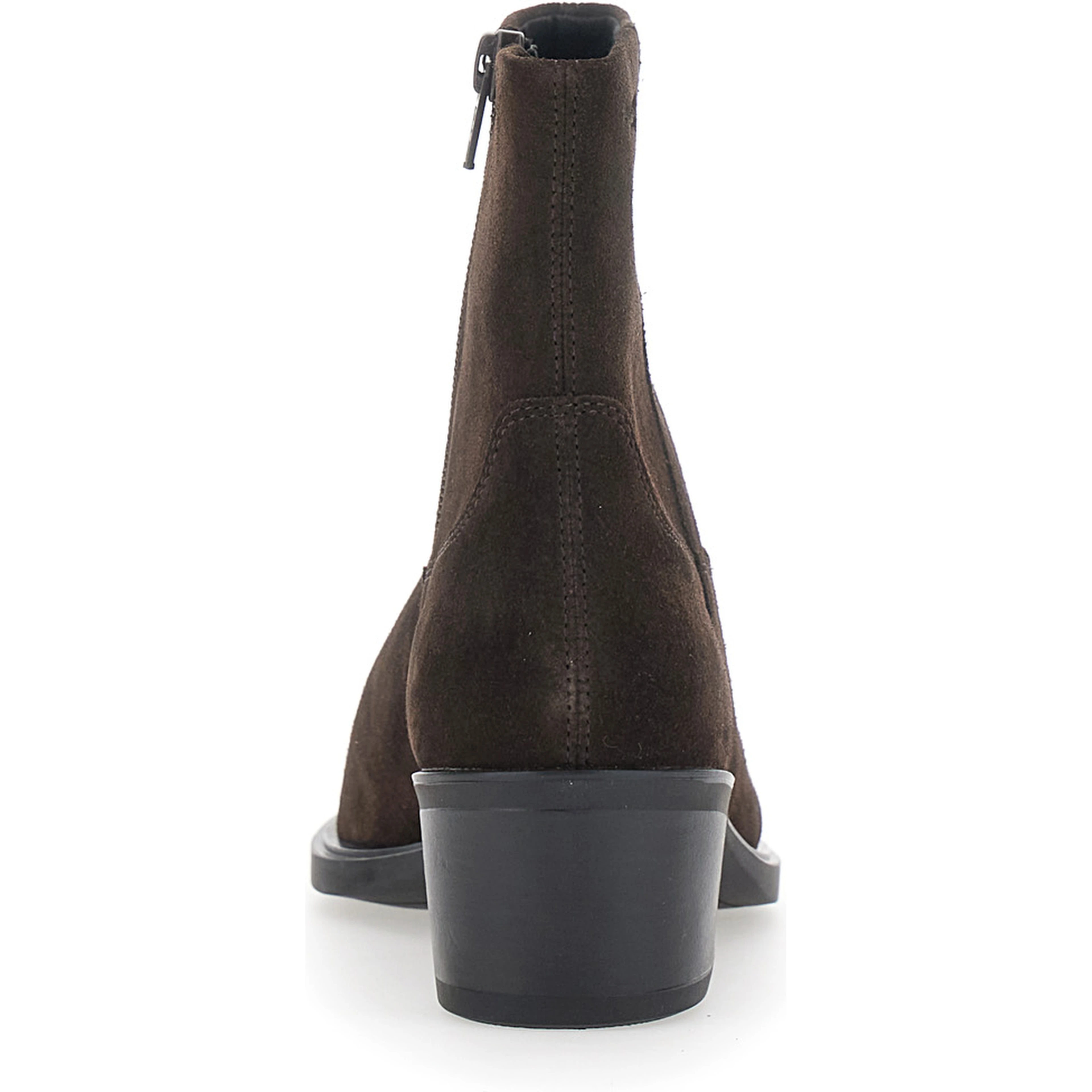 Kelsey Brown Ankle Boots with Side Zip Closure in Suede for Women