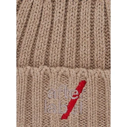 KIRUNA hat in cotton, wool and cashmere beige unisex