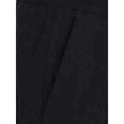 TOKYO black Pants with pockets and elasticated waist in cotton for men