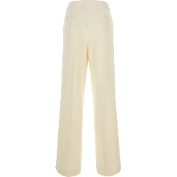 MADREPERL Pants with pockets and side closure White Woman