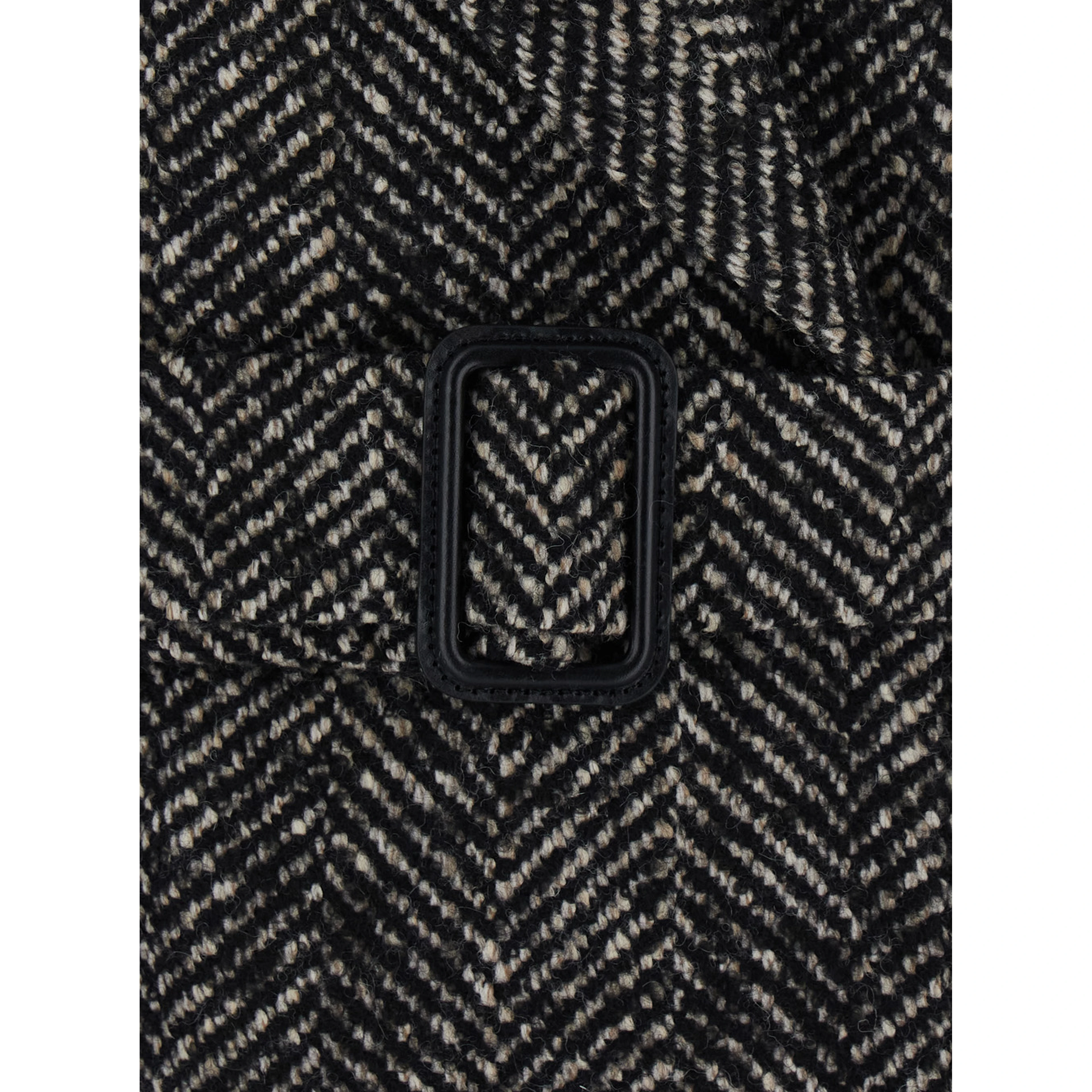 JOLE double-breasted coat in grey wool for men
