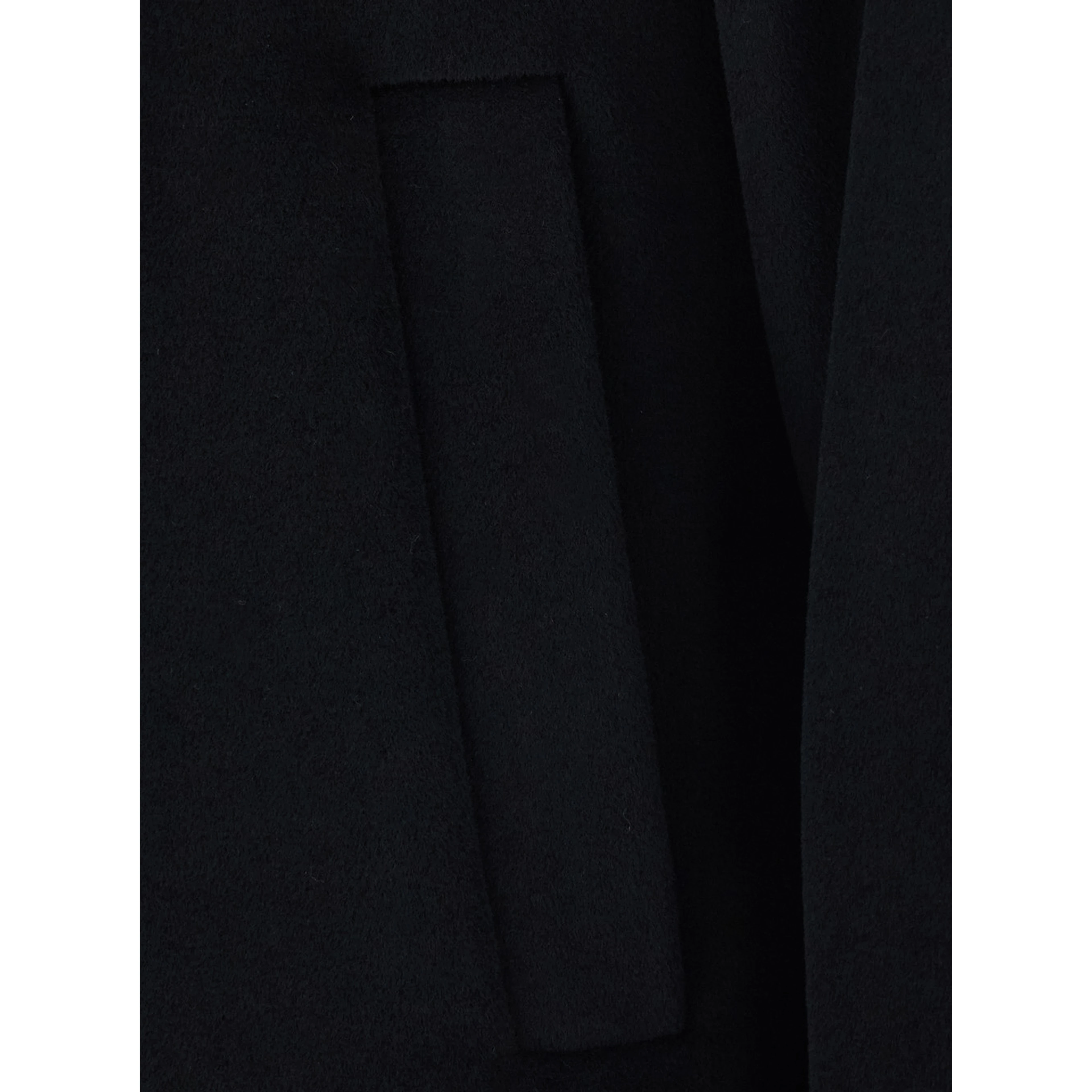 MSTMAROSO Jacket with high collar and long sleeves in Black Tech Fabric for women