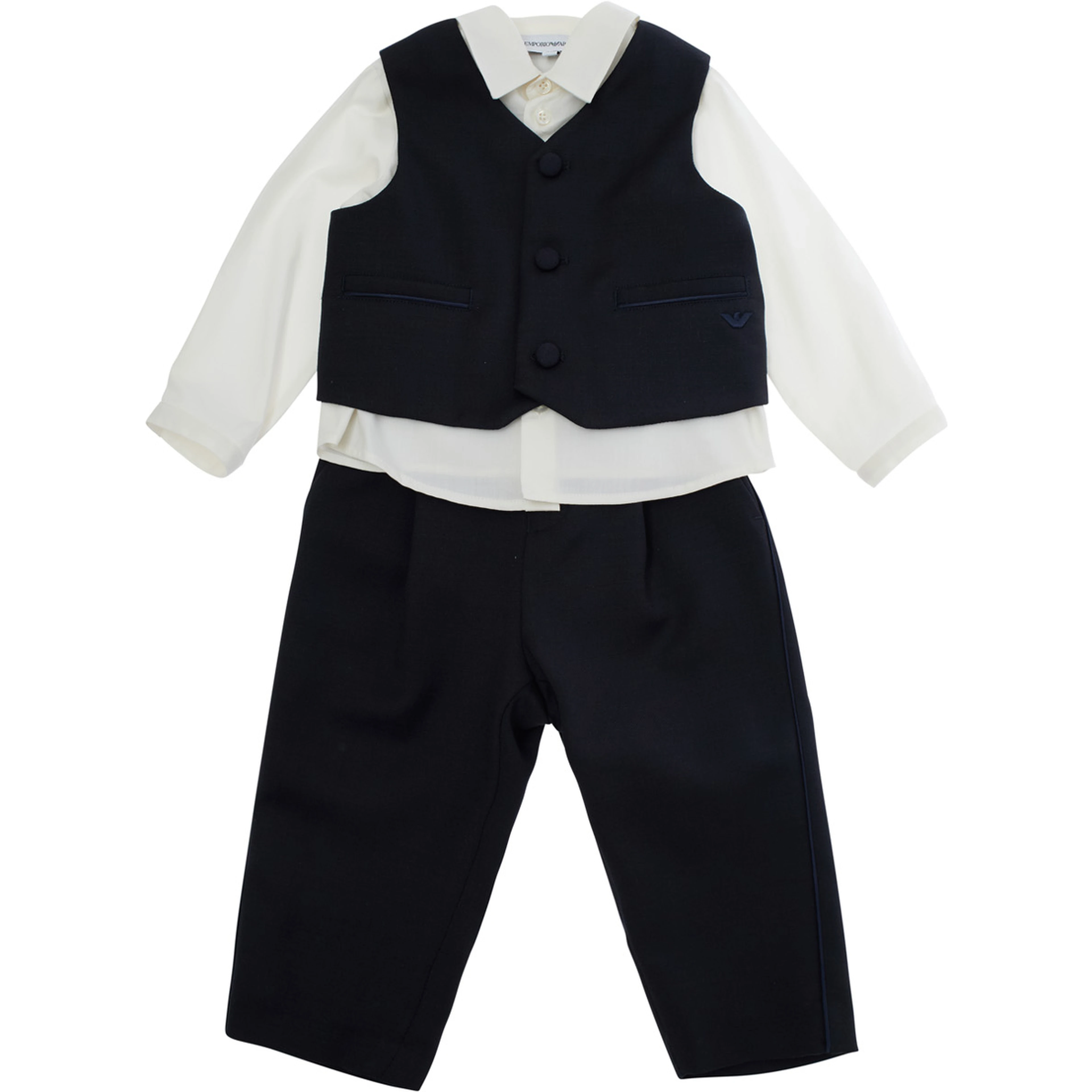 Set composed of top and pants in Tech Fabric blue for Boy