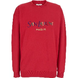 SWEAT COL ROND BRODERIE SAINT