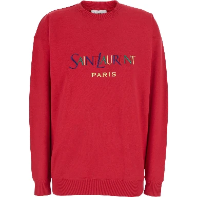 SWEAT COL ROND BRODERIE SAINT
