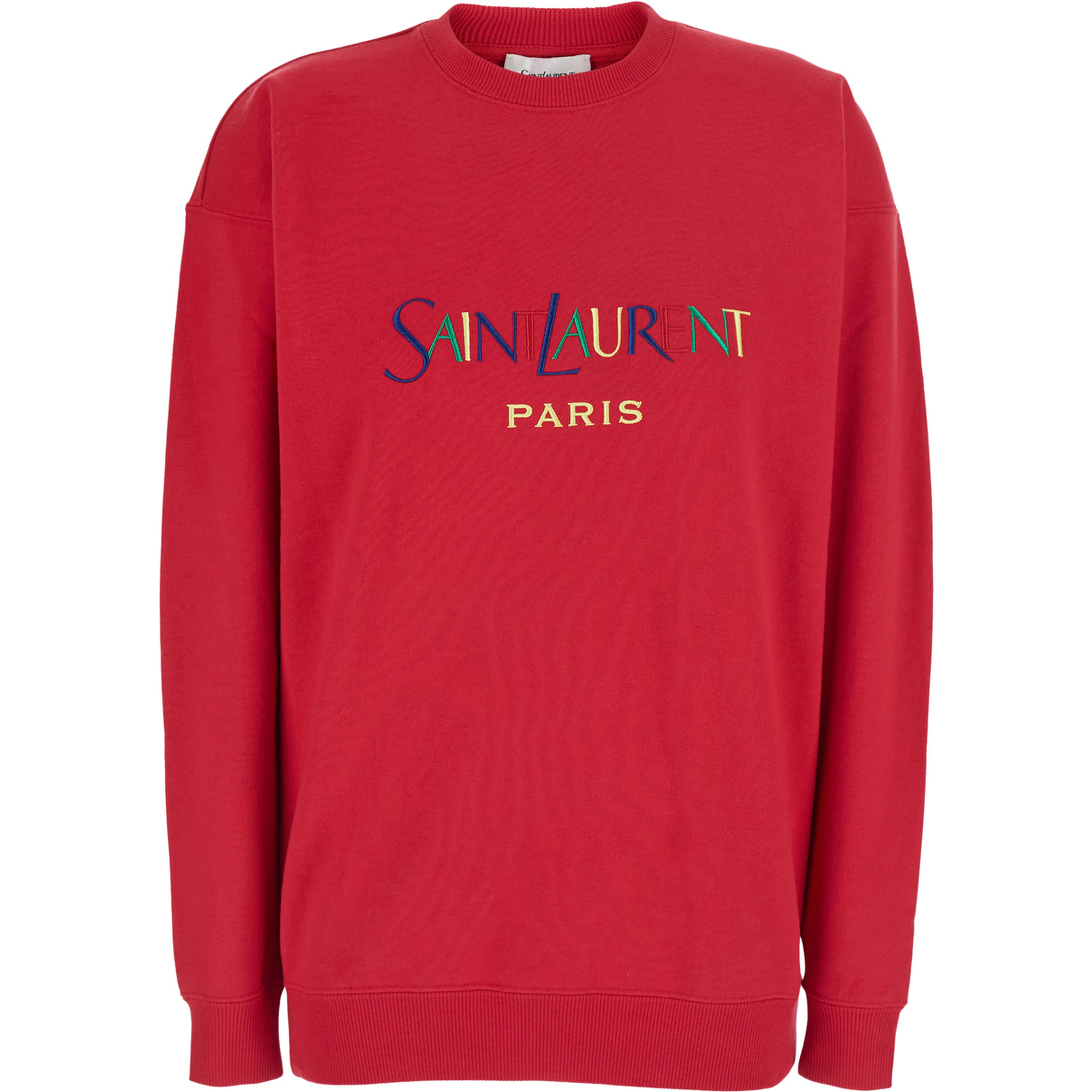 SWEAT COL ROND BRODERIE SAINT