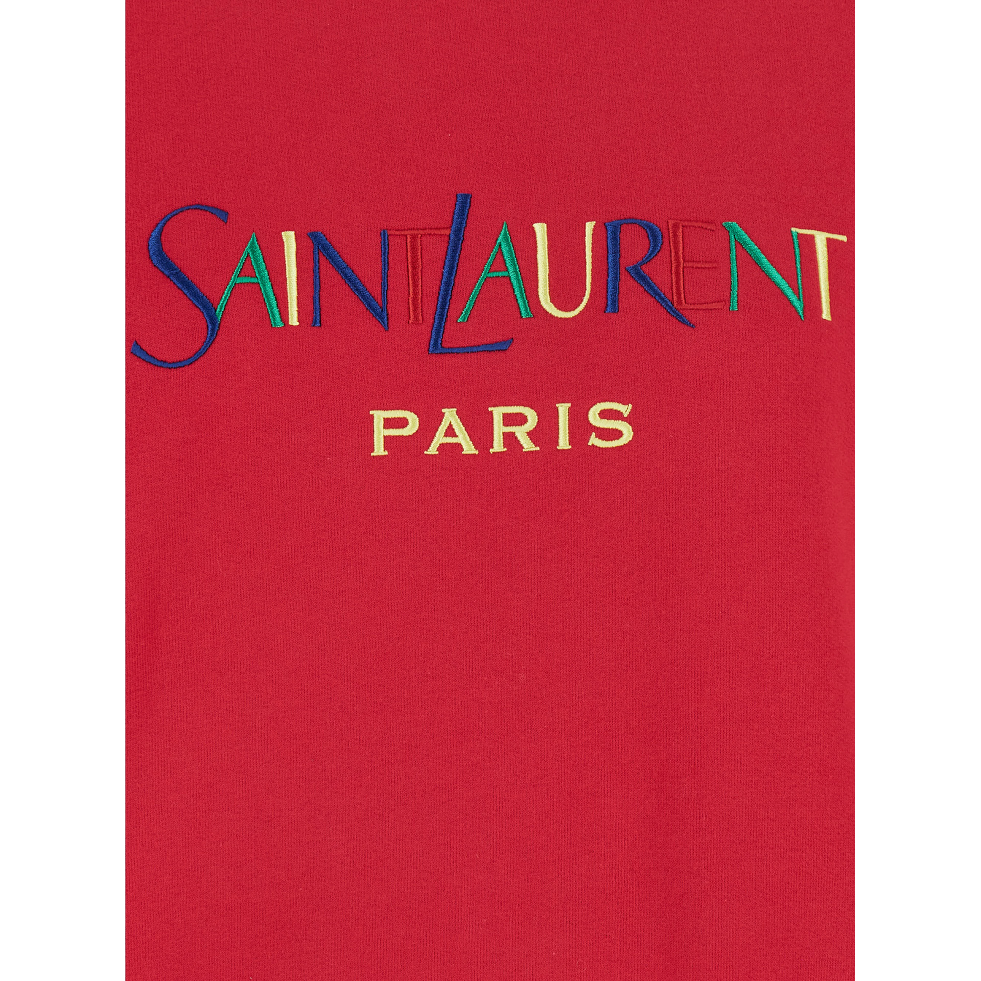 SWEAT COL ROND BRODERIE SAINT