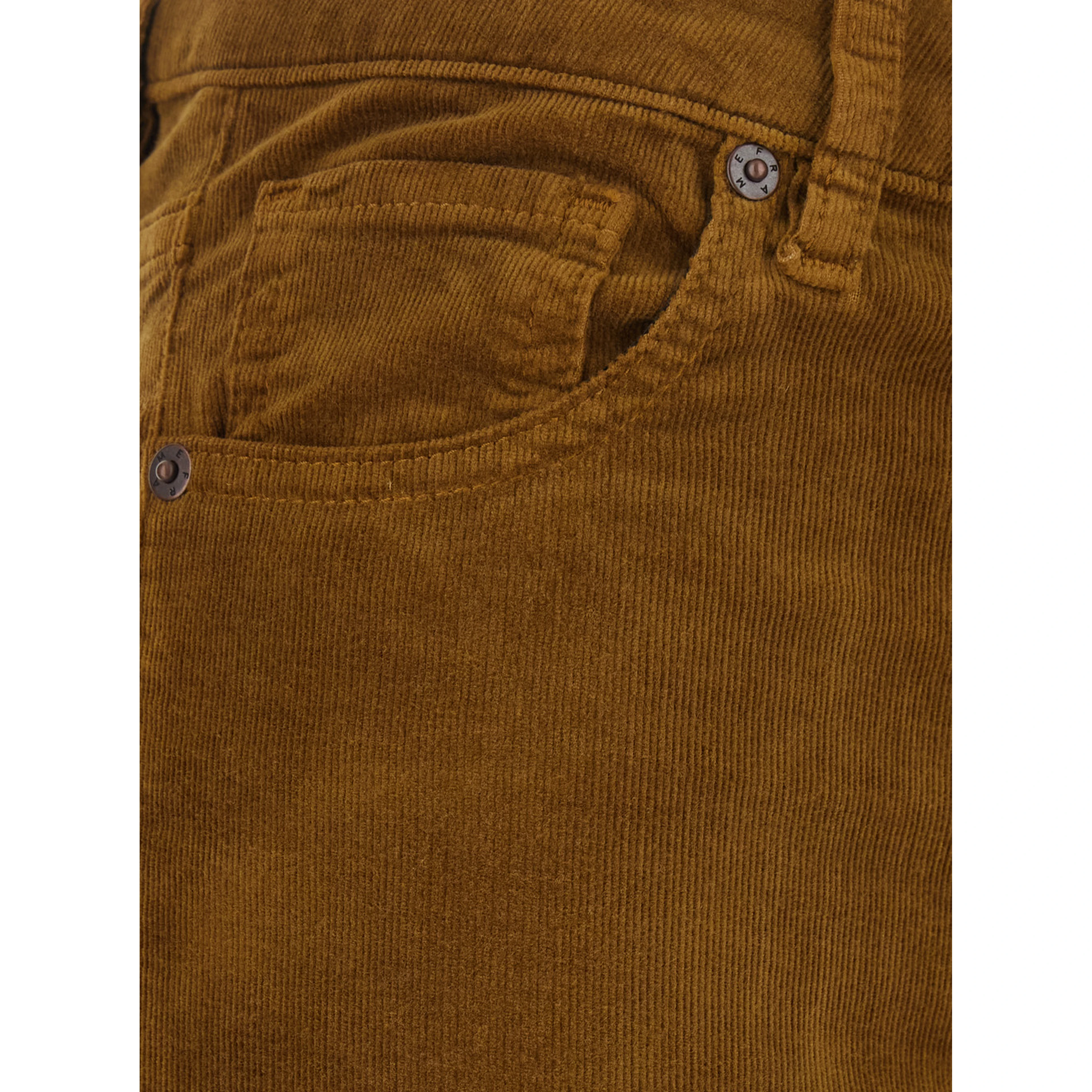 The Corduroy Reboot Beige Pants with Flared Leg in Corduroy for Women