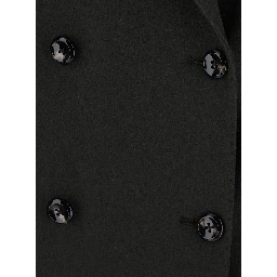 Jacket in green cashmere for women