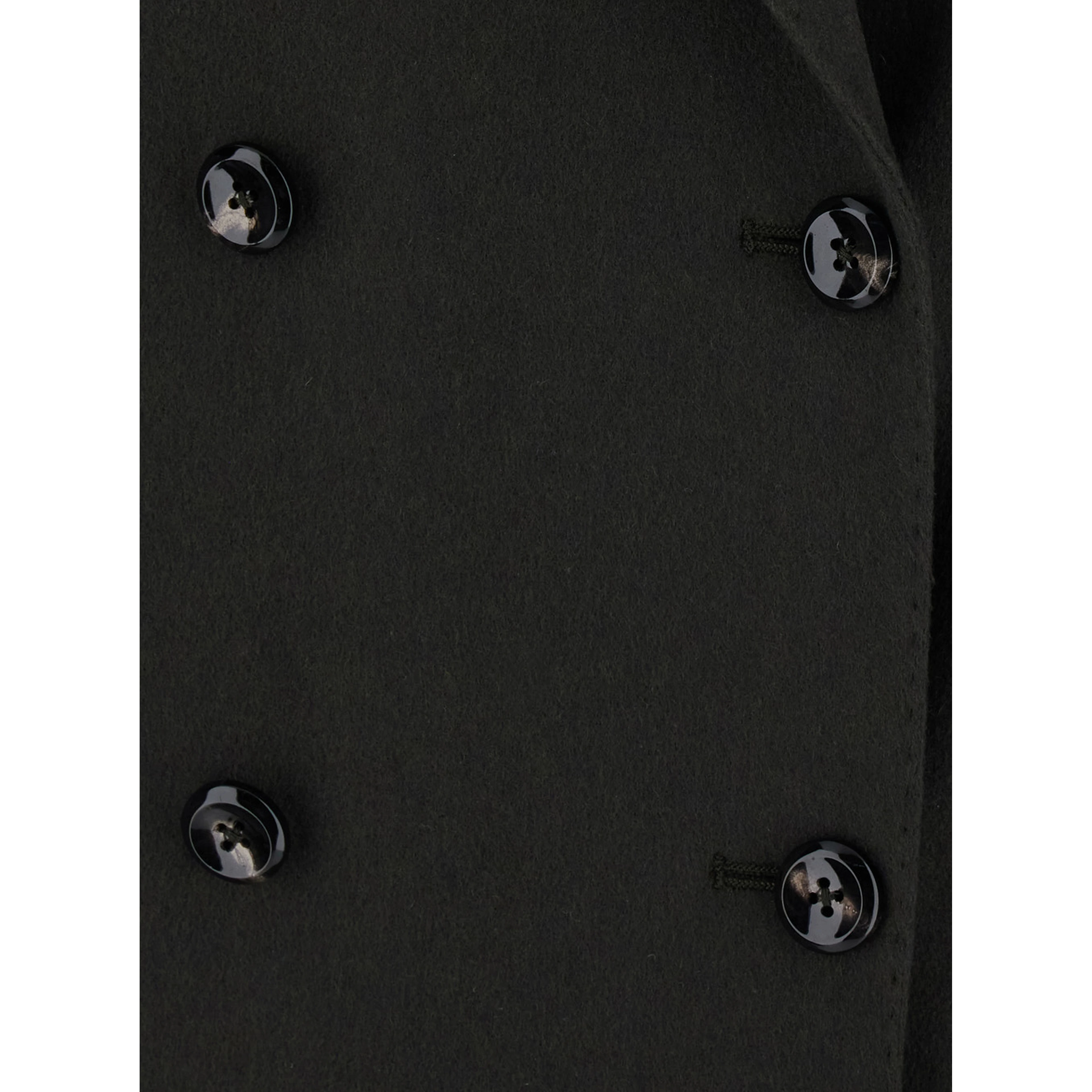 Jacket in green cashmere for women