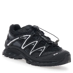 XT Quest Black Sneakers with Logo Patch on the Side and Panelled Design in Tech fabric Unisex