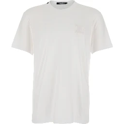 White T-shirt with DG Logo In Cotton for Men