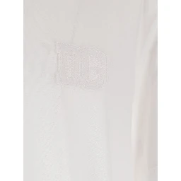 White T-shirt with DG Logo In Cotton for Men