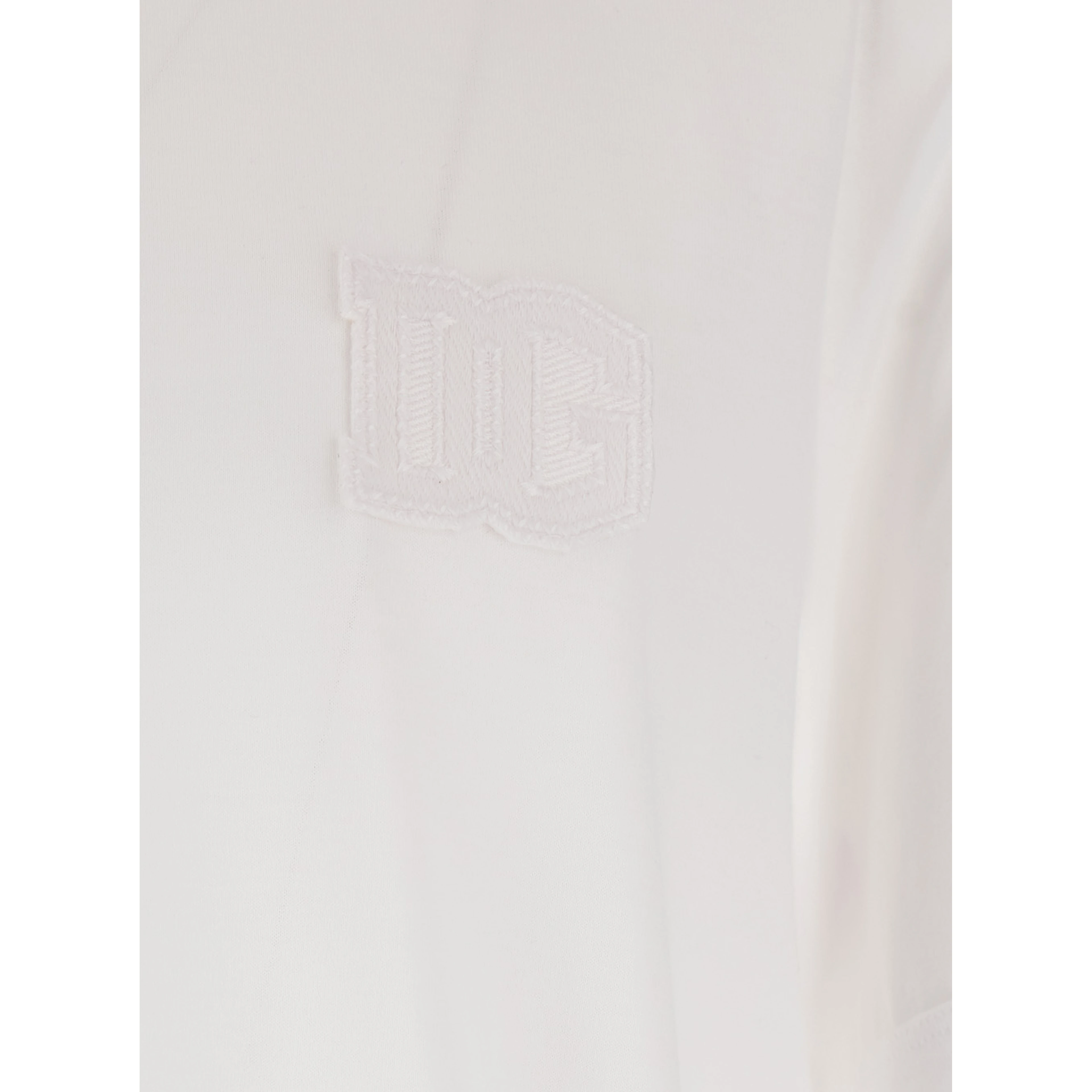 White T-shirt with DG Logo In Cotton for Men