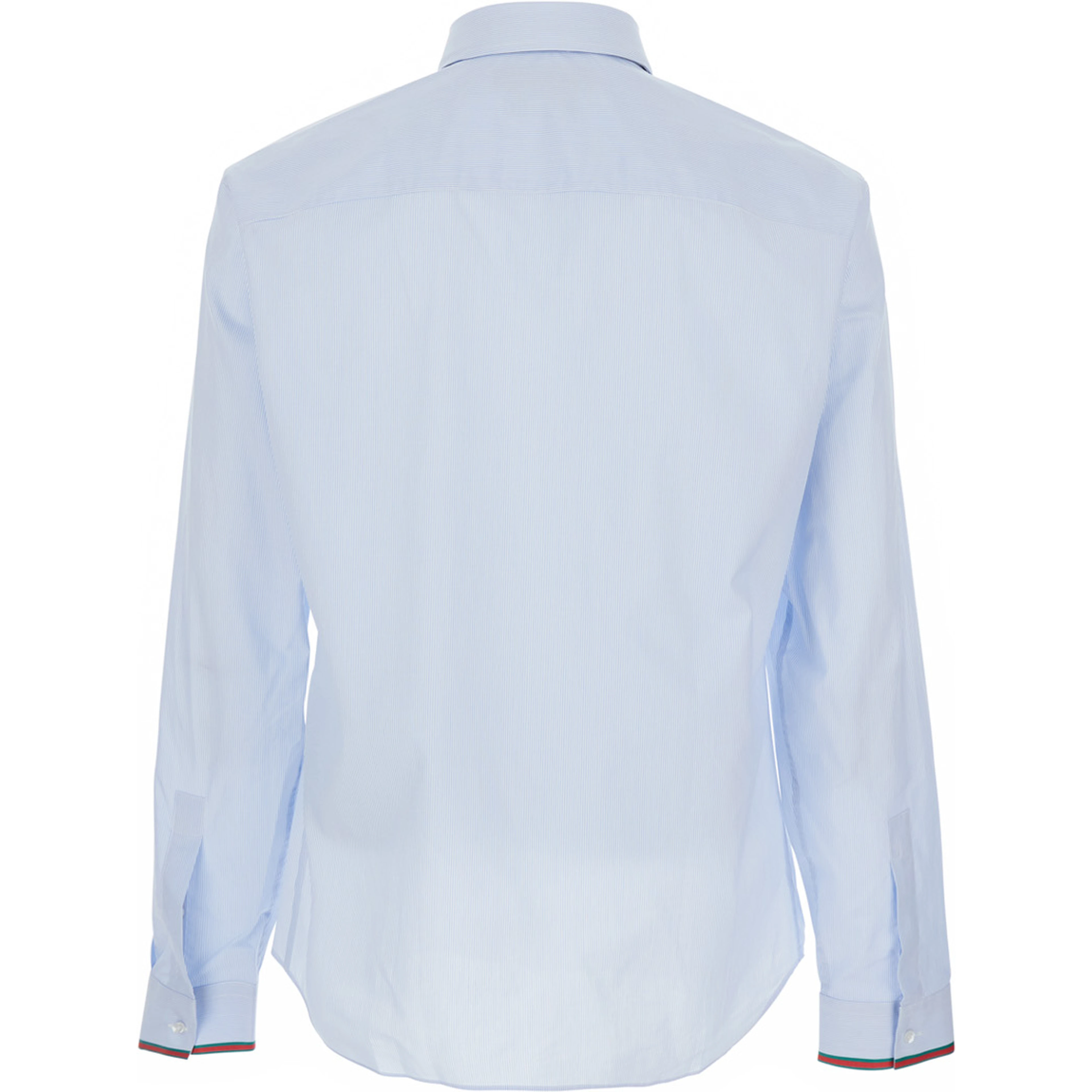 Light Blue Shirt with Classic Collar and Web Cuffs for Men