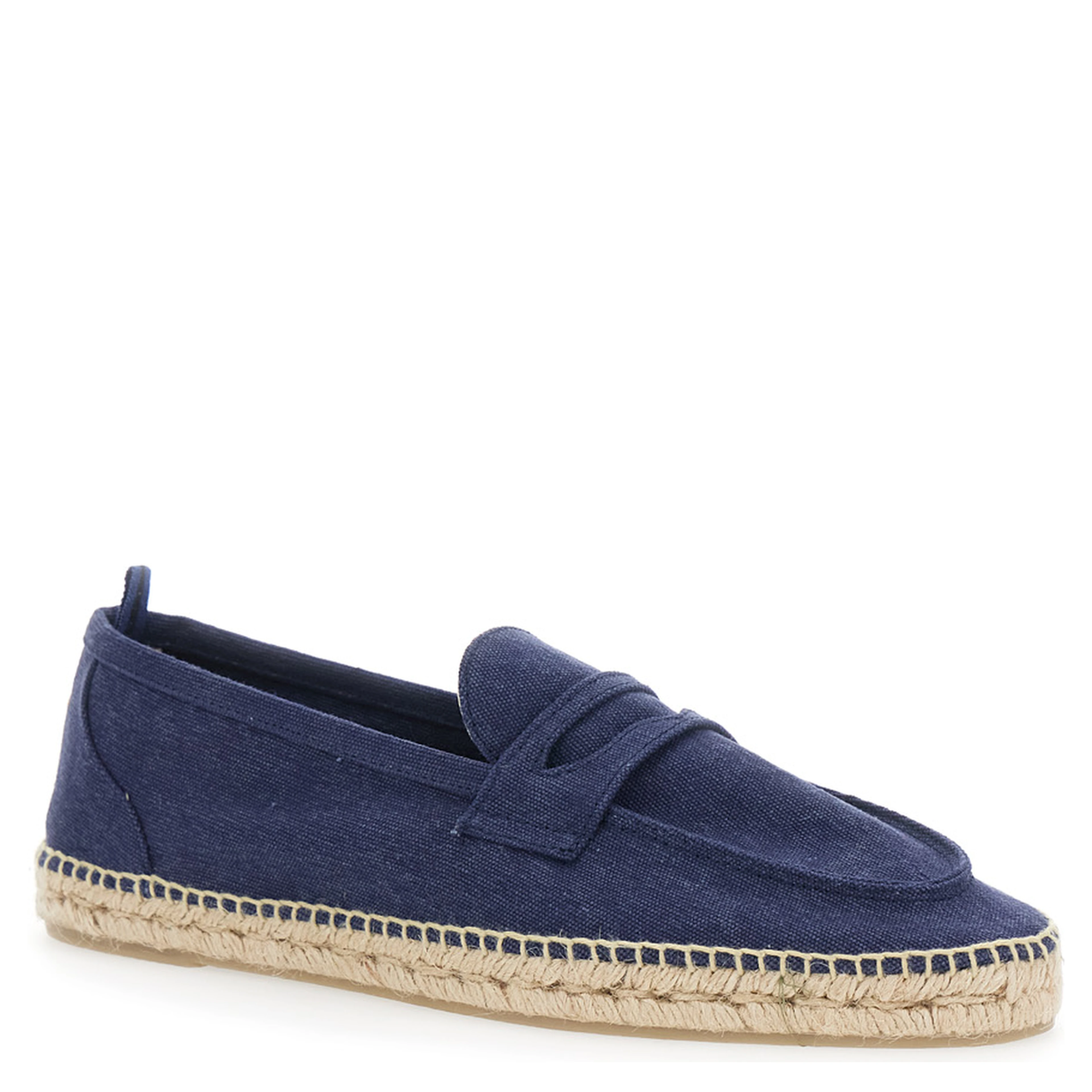 Nacho Blue Espadrilles with Diamond-Cut Mask in Suede for Men