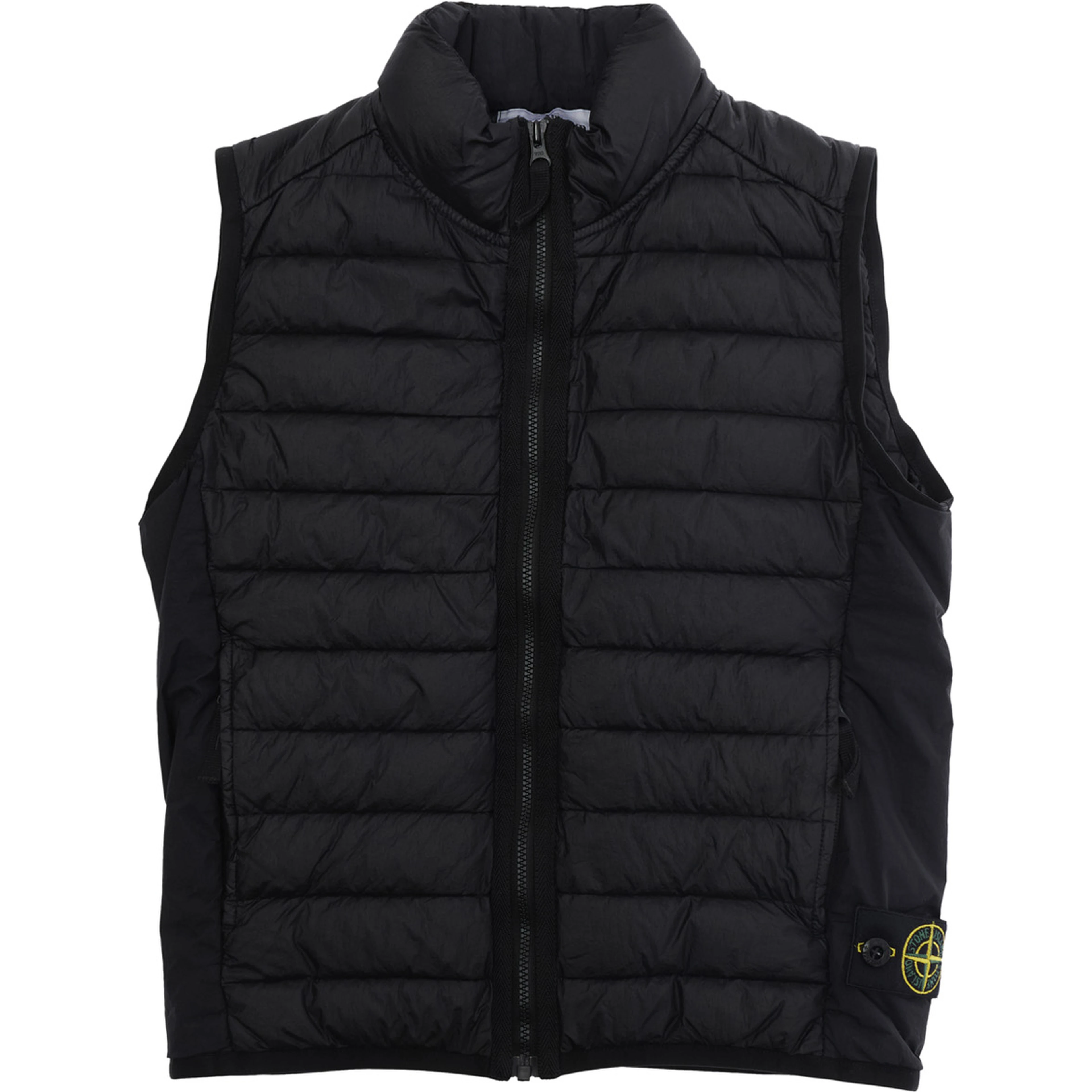 L1S16G100002S0024V0029 - Black - Hooded Down Jacket with Front Closure - In Fabric - Child