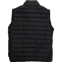 L1S16G100002S0024V0029 - Black - Hooded Down Jacket with Front Closure - In Fabric - Child