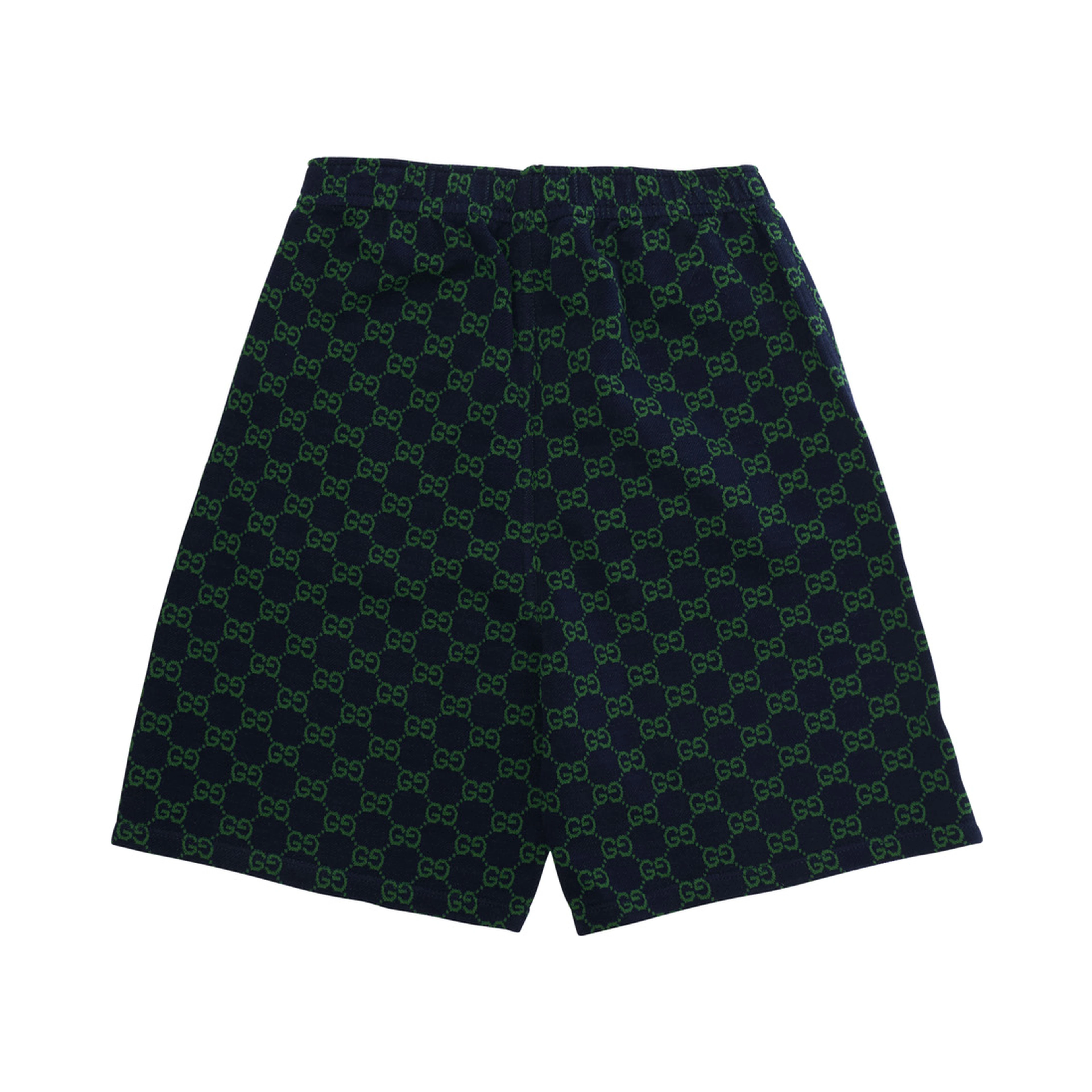 blue Shorts with GG all over motif in fabric Boy