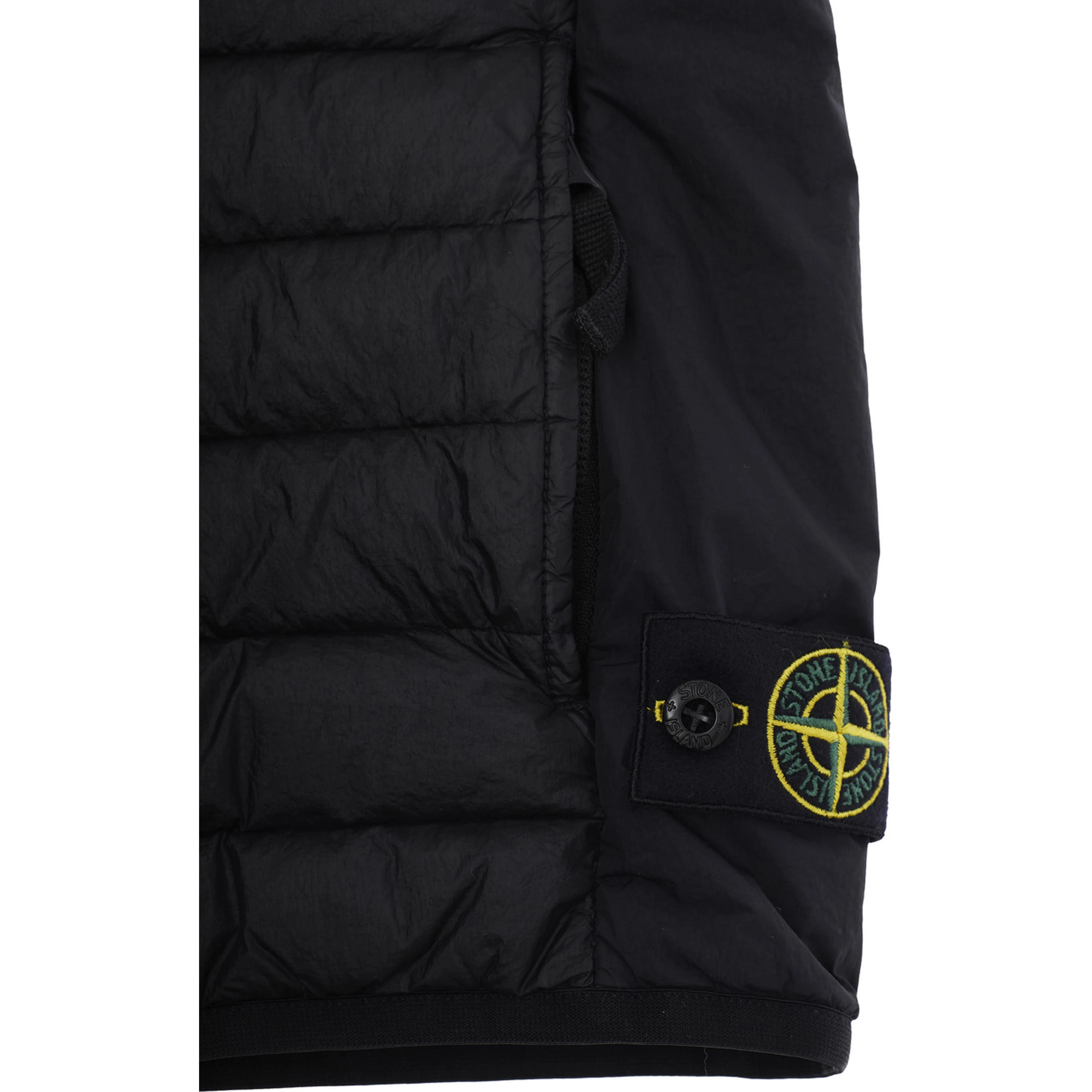 L1S16G100002S0024V0029 - Black - Hooded Down Jacket with Front Closure - In Fabric - Child