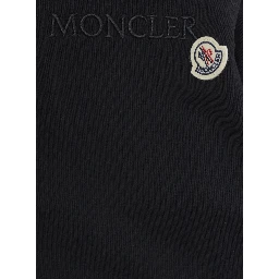 Black Sweatshirt with Lettering Logo and Logo Patch on the Front in Cotton Girls