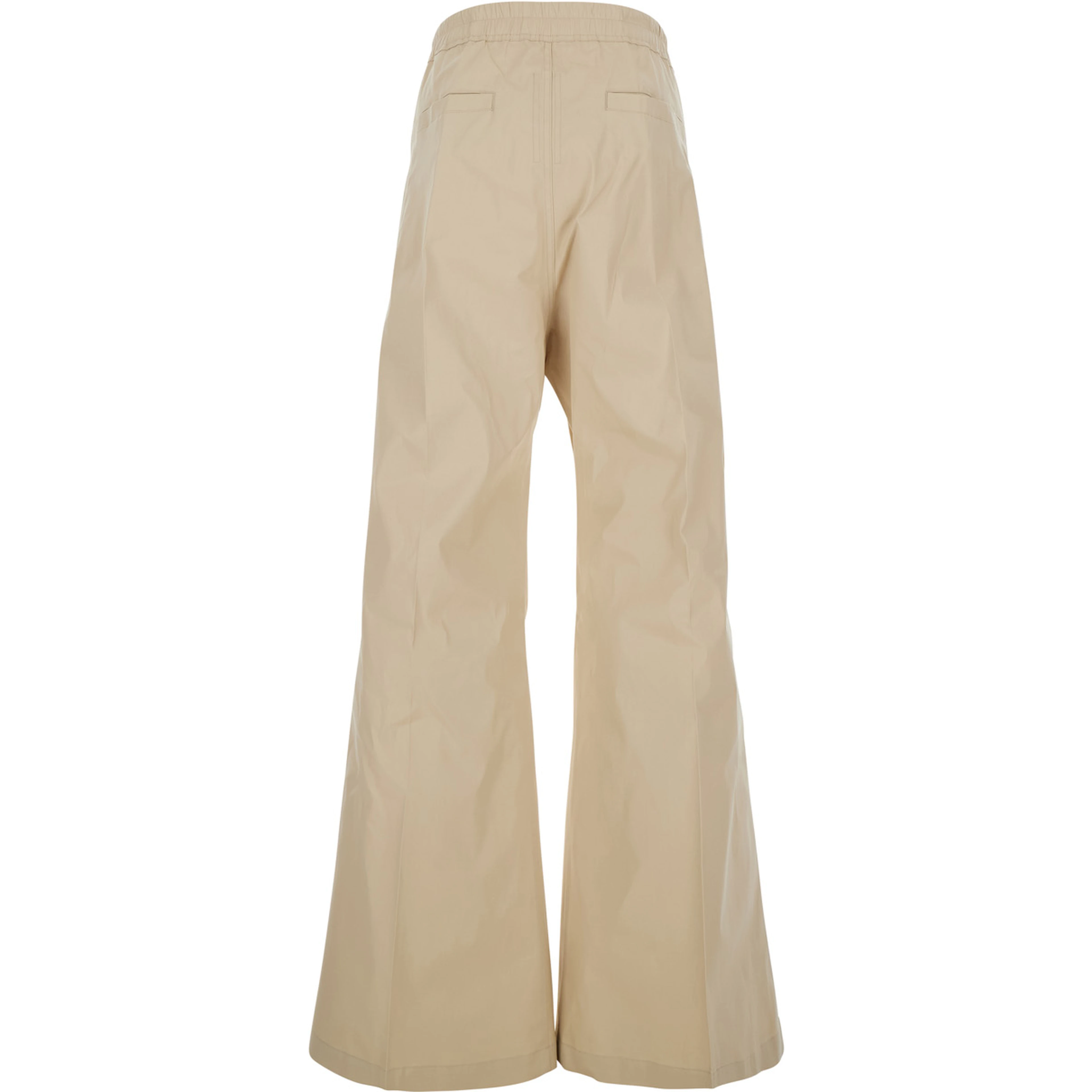 HEIZER BELAS-SAND PANTS - Beige Pants with High Waist and Side Pockets - Cotton - Men