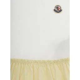 GIRL DRESS - Short Sleeve Dress with Multicolor Print in Cotton for Women