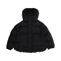 Down jacket M61090MM08BMM6J149UM6900 with high collar and pockets, in Nylon, color Black, for Boy