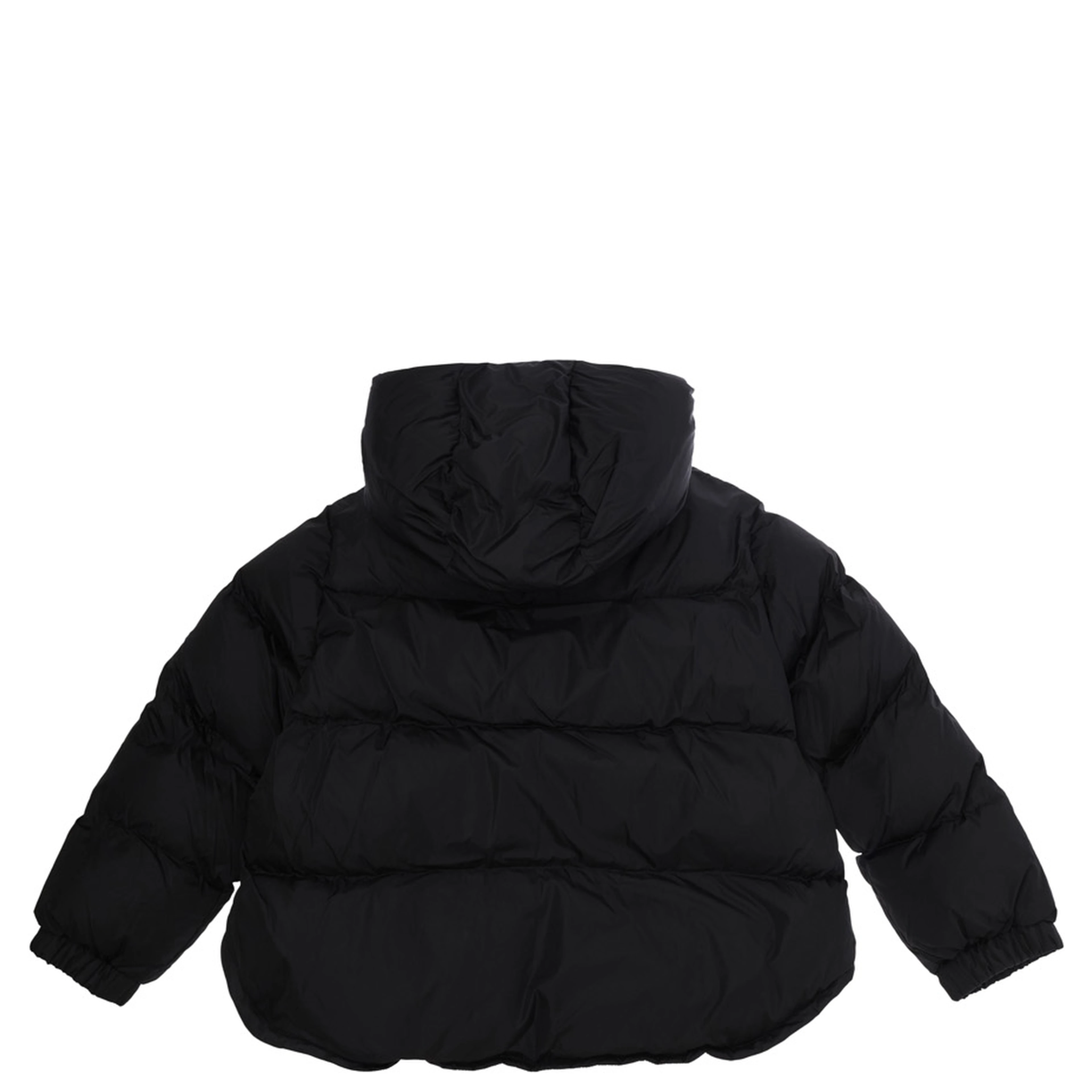 Down jacket M61090MM08BMM6J149UM6900 with high collar and pockets, in Nylon, color Black, for Boy