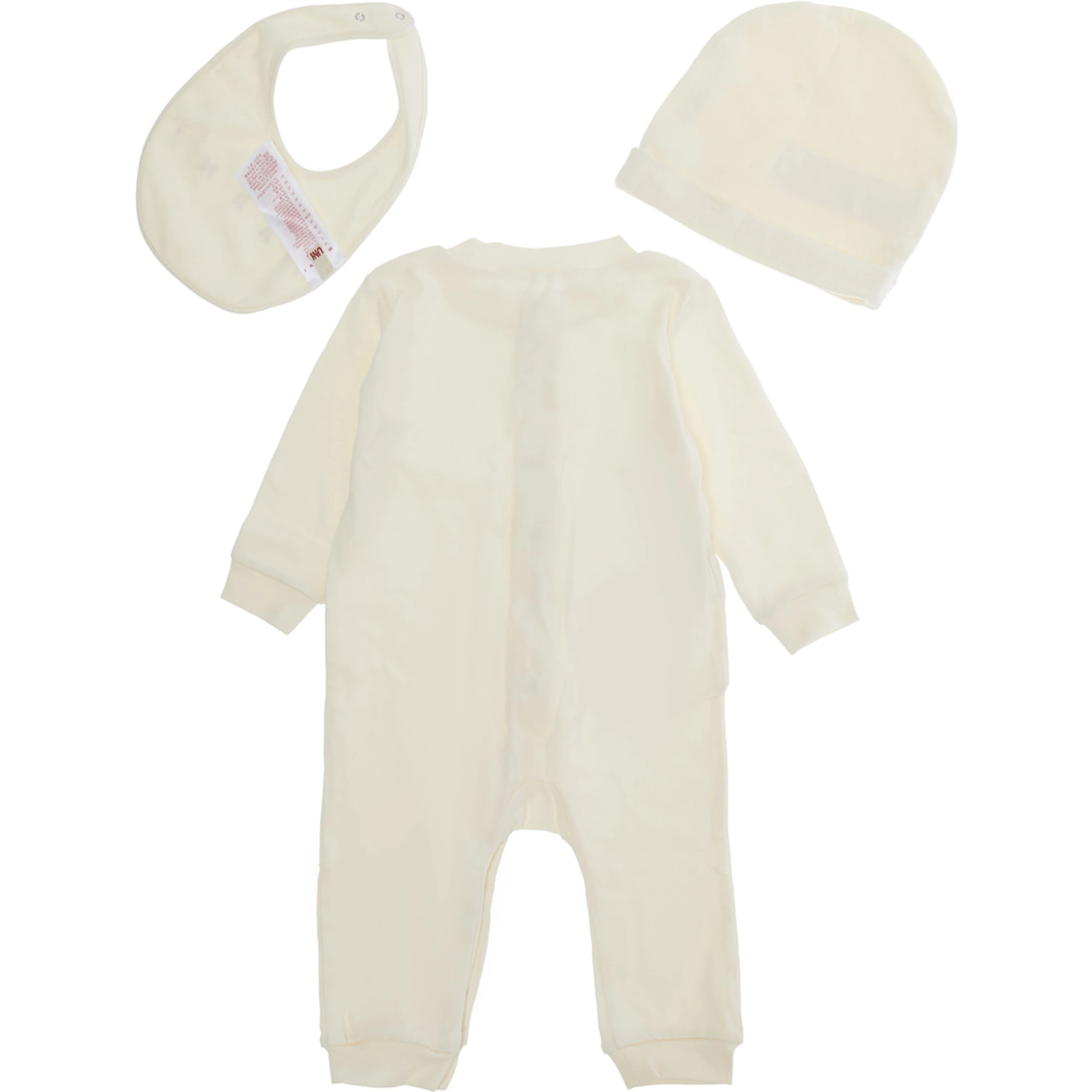 BOX KIT APPAREL with long sleeves and round neckline in White Cotton Boy