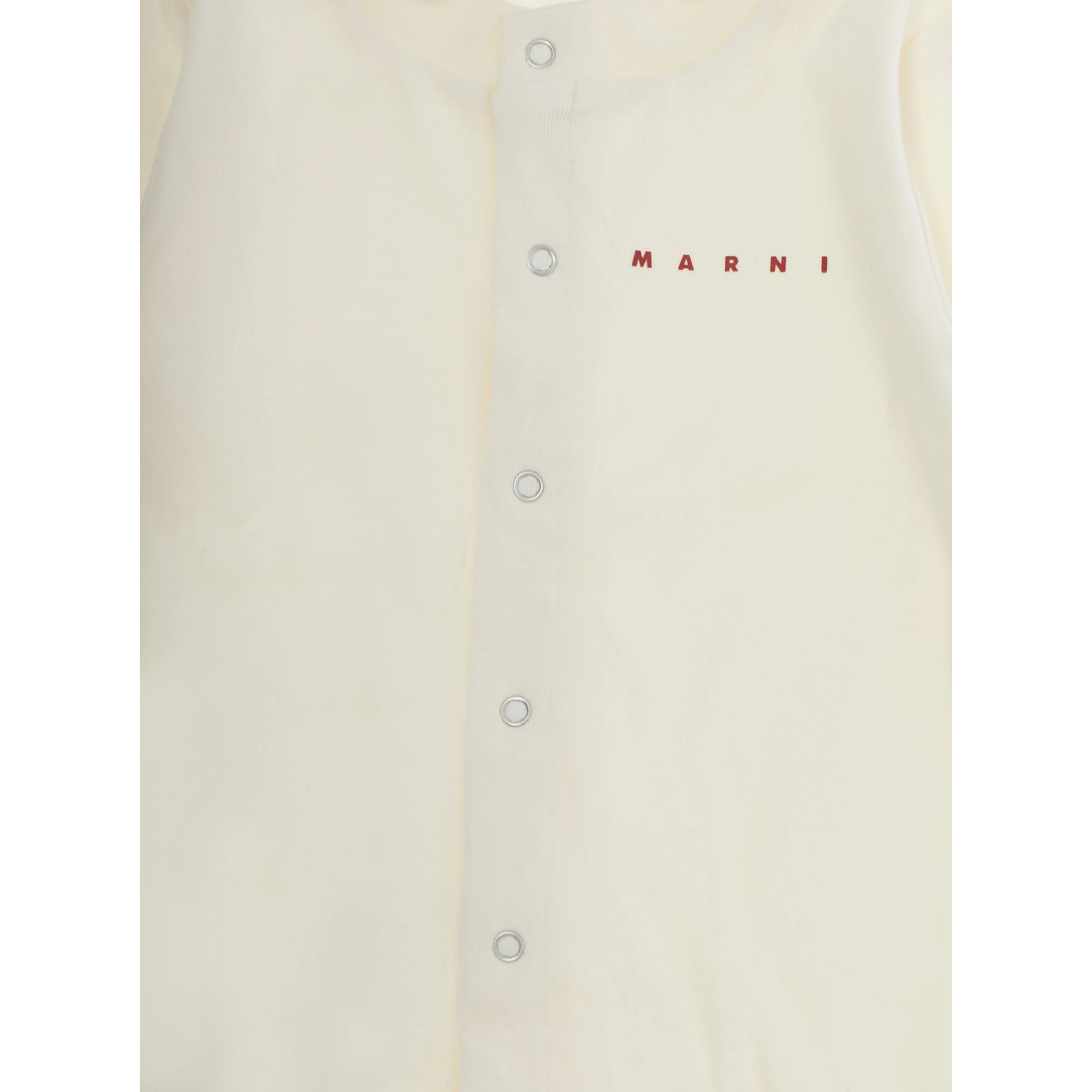 BOX KIT APPAREL with long sleeves and round neckline in White Cotton Boy