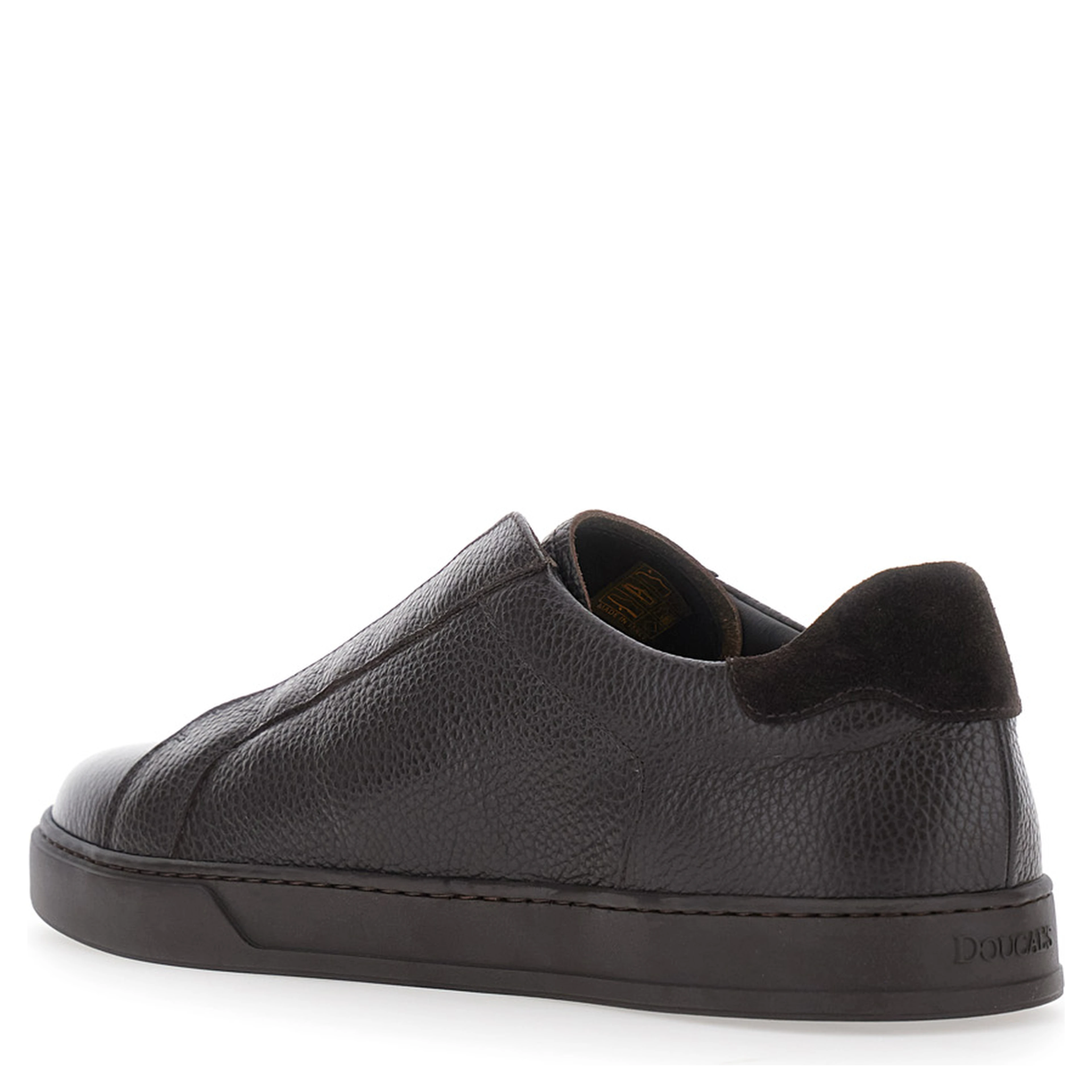 Spencer Brown Low Top Sneakers with slip-on design in leather for men