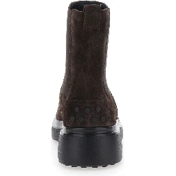 Brown Leather Ankle Boots