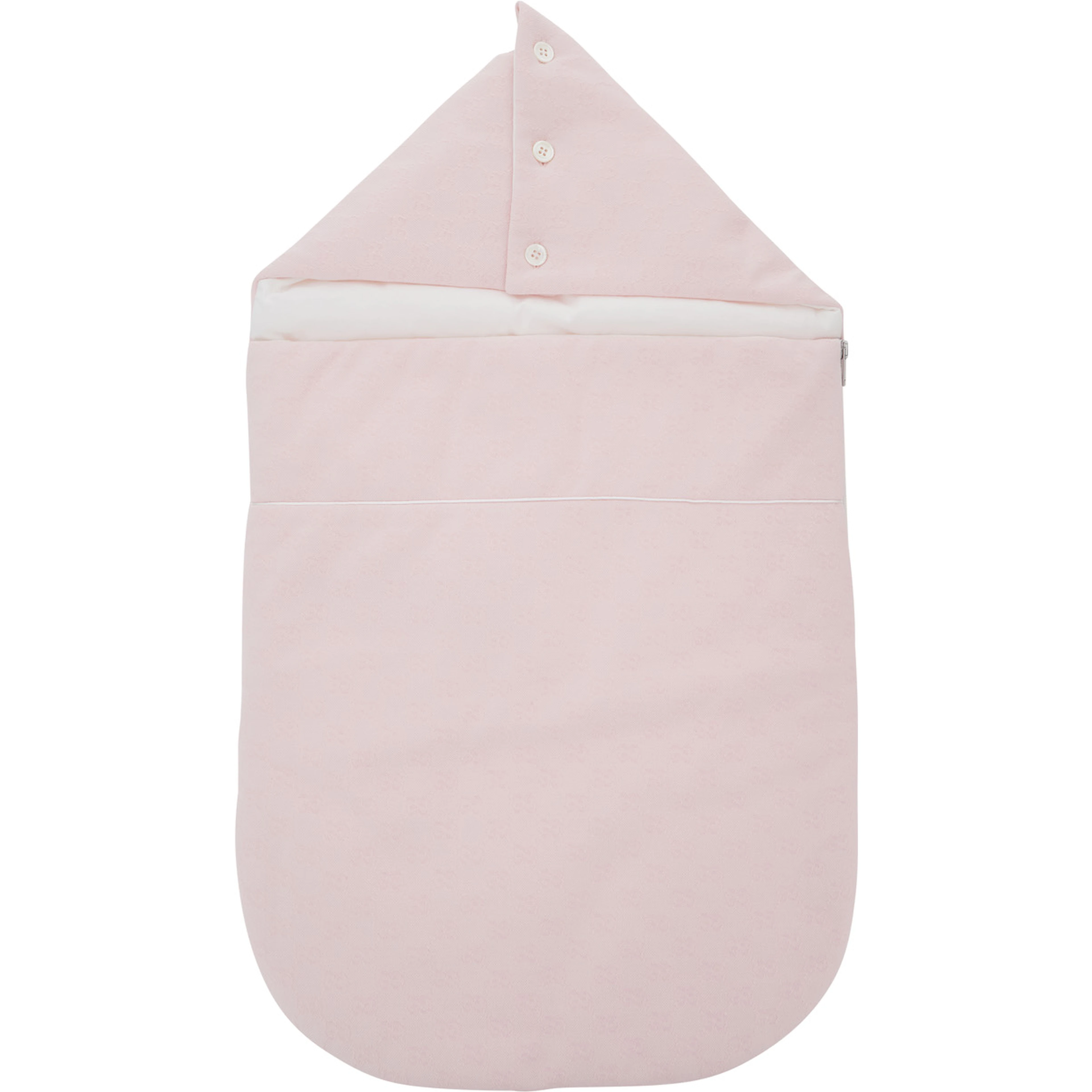Pink Angel nest with all-over GG motif in cotton for girl